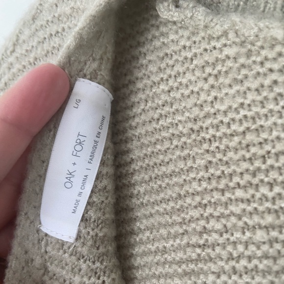 Oak & Fort - Relaxed Sweater - size L - Picture 3 of 3
